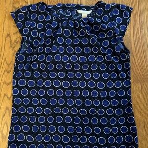 Banana Republic Geometric Circle Blouse